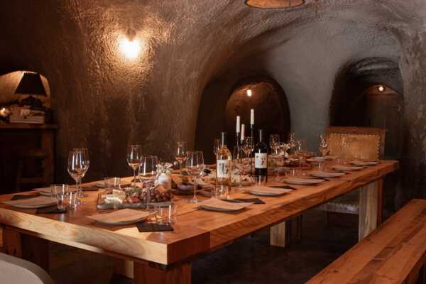 The gold mine cave at the Casino Mine Ranch Winery